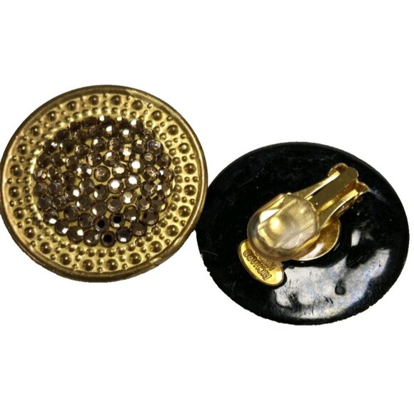 Elegant Gold Stud Earrings - Picture 5 of 11